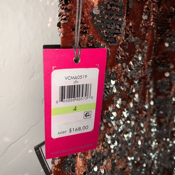 vince camuto burgundy formal dress- BRAND NEW - Picture 8 of 8